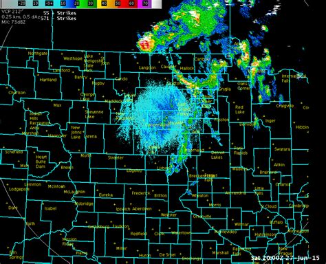 9 degrees, meaning that the beam is elevated above the horizontal by this amount. . Fargo nd weather doppler radar